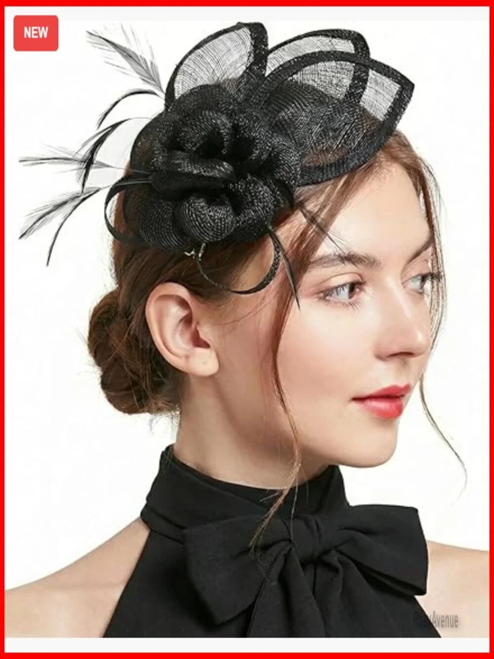 Vintage Sinamay Fascinator Headband Clip for Weddings Derby Tea Parties